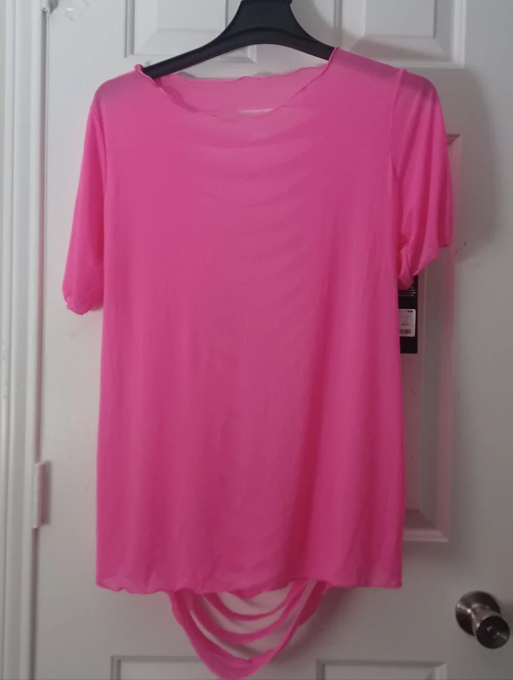 Ripped Cut Out Swim Cover Up Sz M
